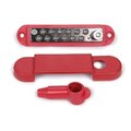 Allstar Performance Allstar Performance ALL76170 Terminal Block Buss Bar; Red ALL76170